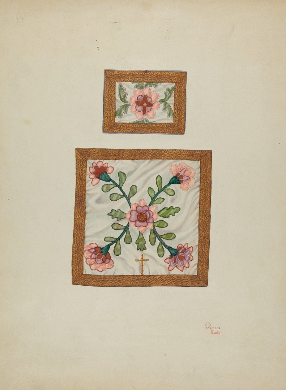 Burse ve Kadeh Peçe, c. 1940 by Josephine C. Romano