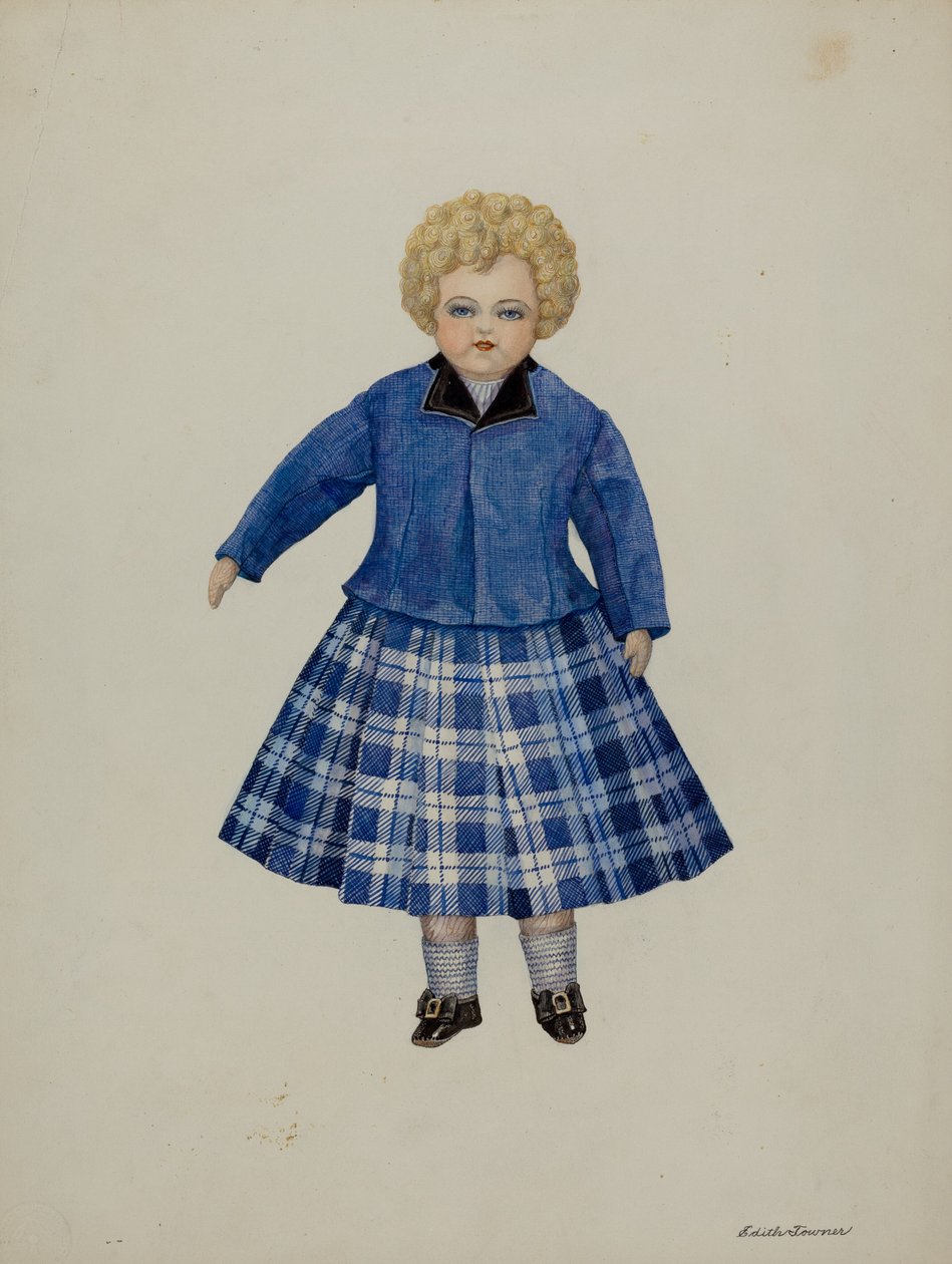 Oyuncak Bebek - Leslie Simpson, c. 1937 by Josephine C. Romano