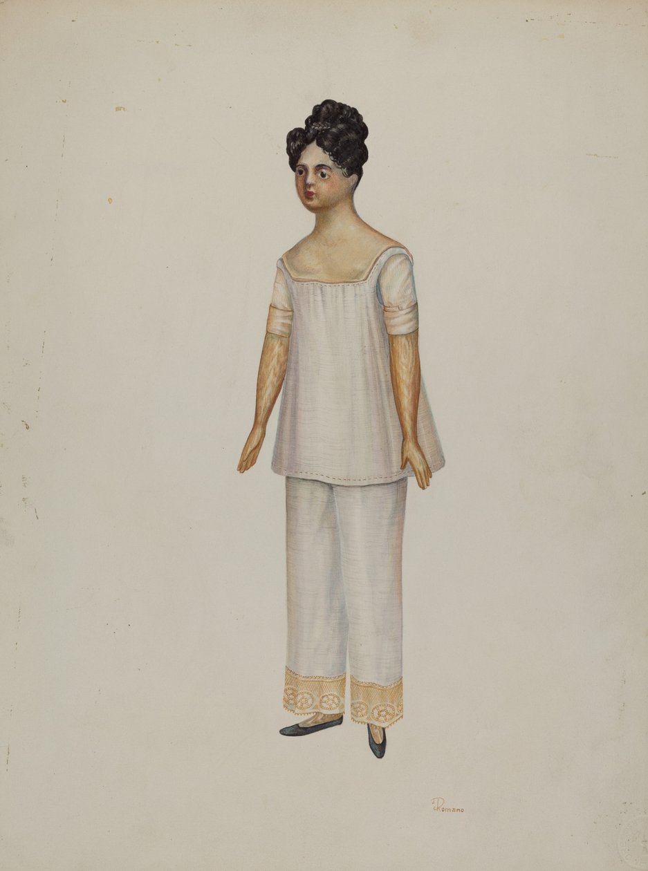 Oyuncak Bebek - Lydia Sherman, c. 1937. by Josephine C. Romano