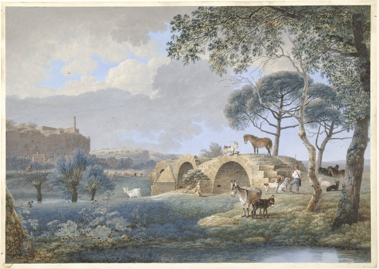 Tours'da Yüz (nesne üzerindeki başlık) by Josephus Augustus Knip (signed by artist)