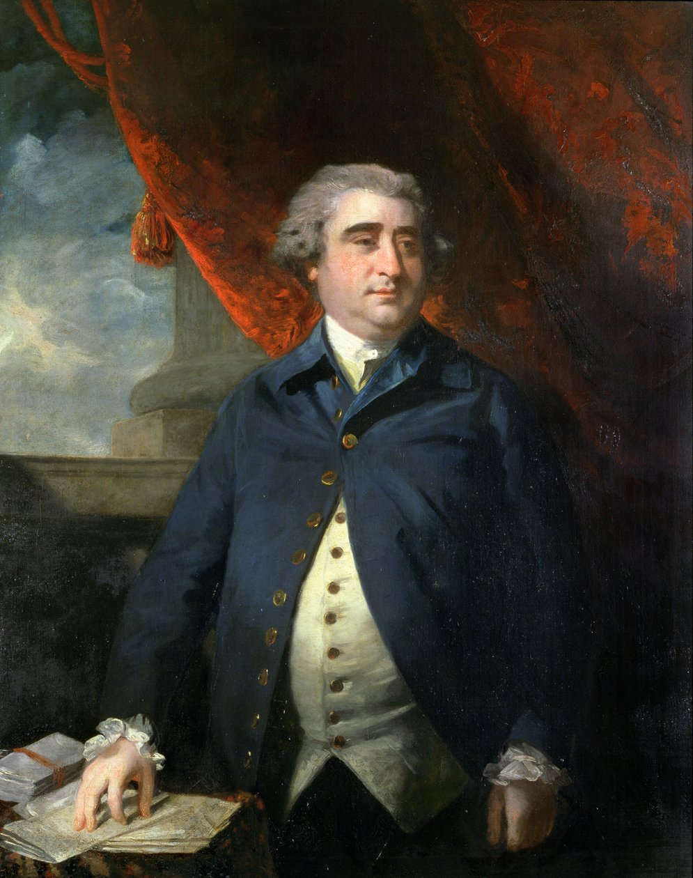Charles James Fox (1749-1906) 1782 by Joshua Reynolds