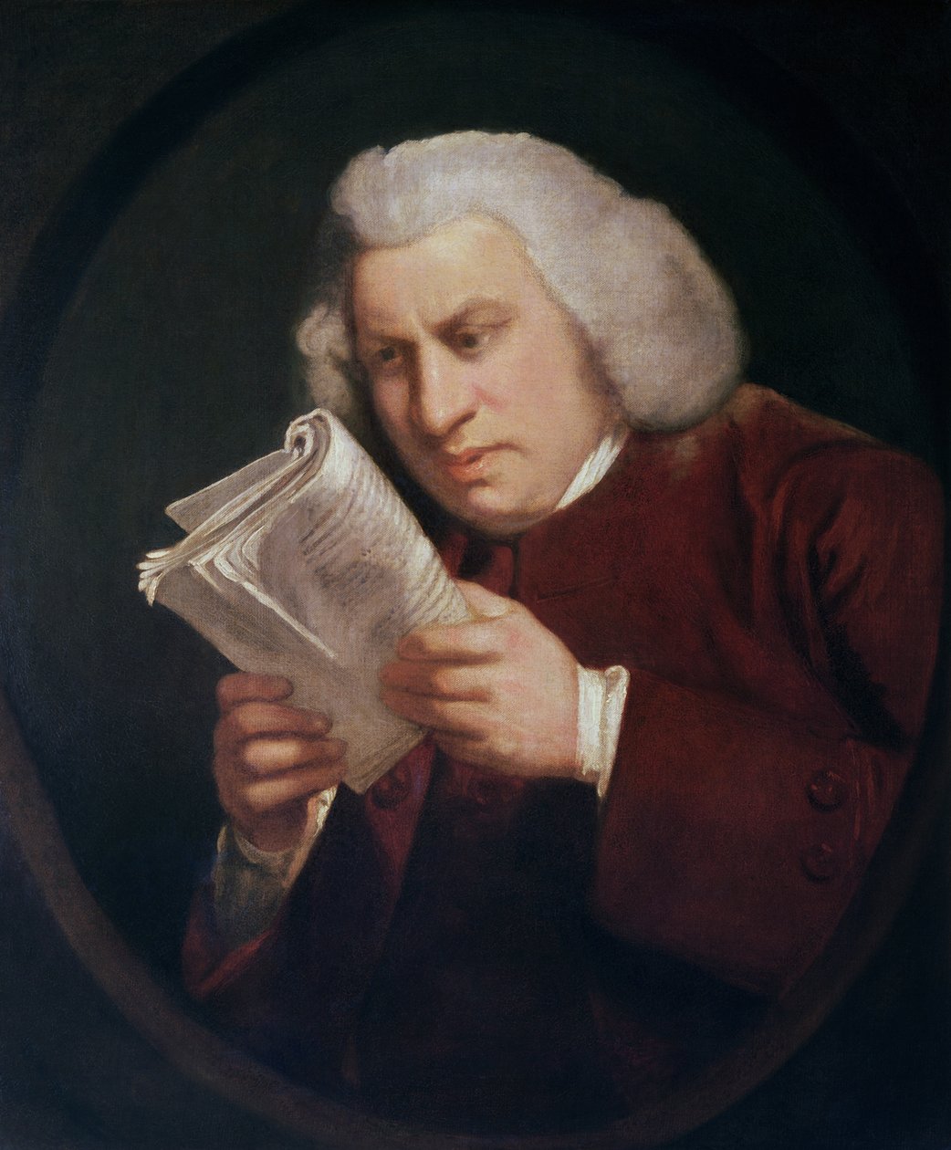 Dr. Samuel Johnson (1709-84) 1775 by Joshua Reynolds