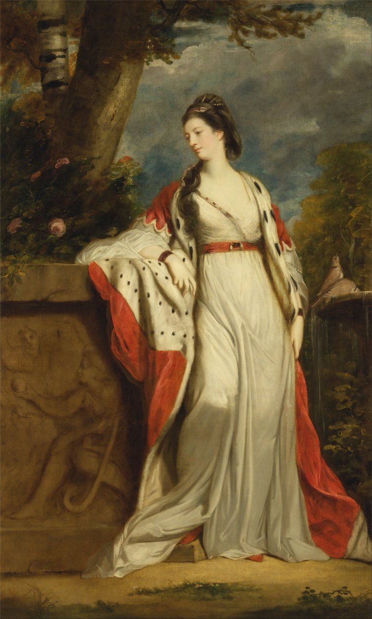 Elizabeth Gunning, Hamilton ve Argyll Düşesi by Joshua Reynolds