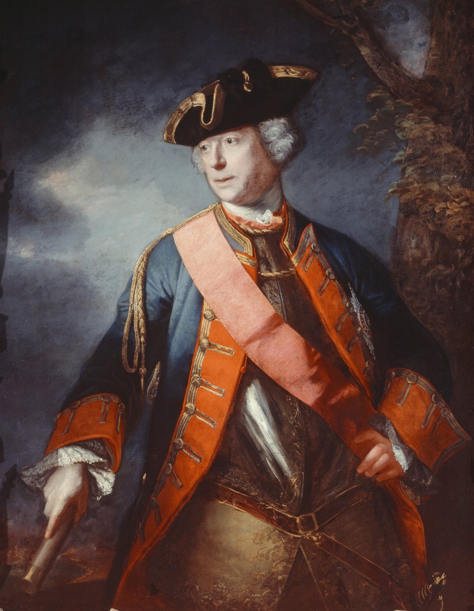 Mareşal Jean Louis Ligonier (1680-1770) c.1755 by Joshua Reynolds