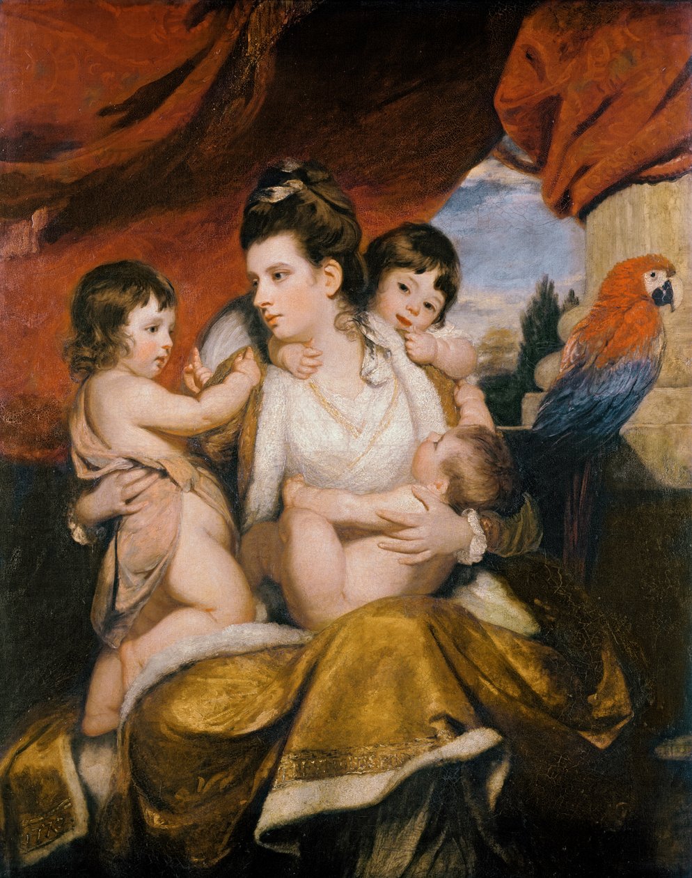 Lady Cockburn ve En Büyük Üç Oğlu, 1773 by Joshua Reynolds