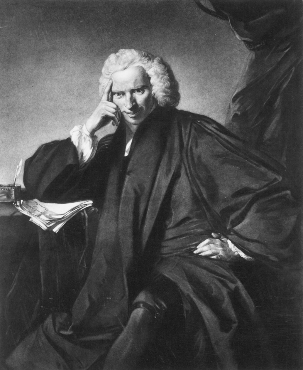 Laurence Sterne, Edward Fisher tarafından oyulmuş by Joshua Reynolds