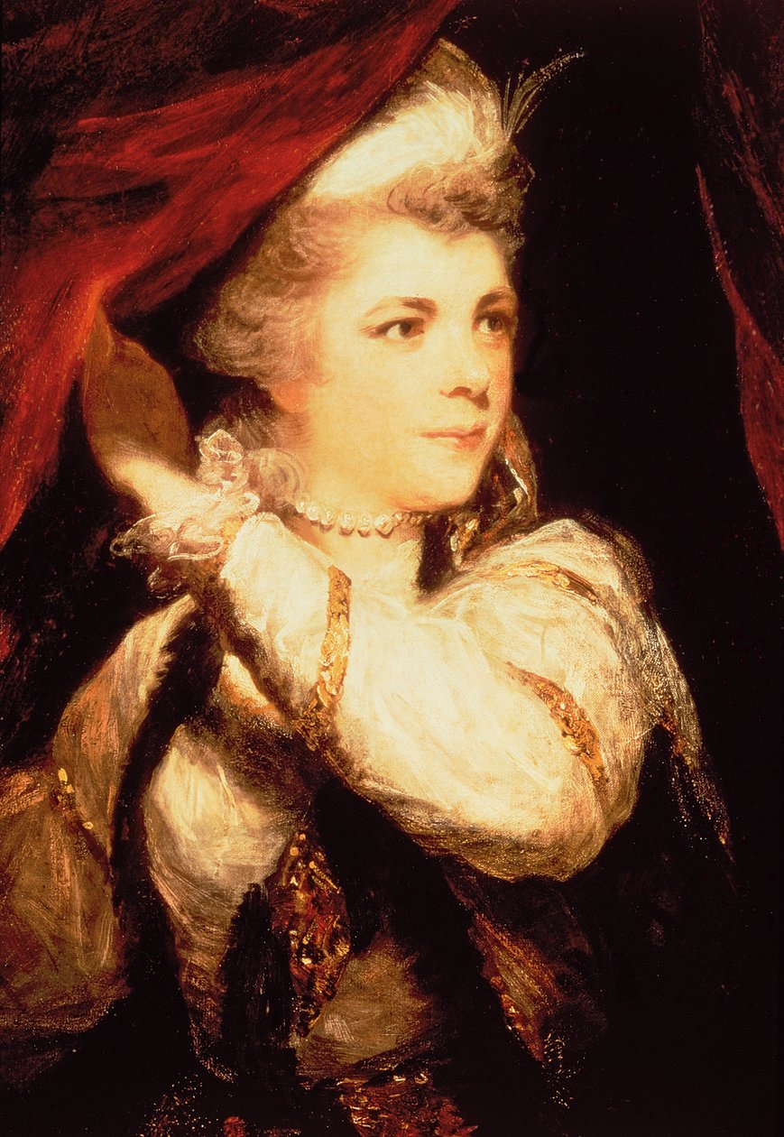 Bayan Abington Roxana 1782-3 olarak by Joshua Reynolds