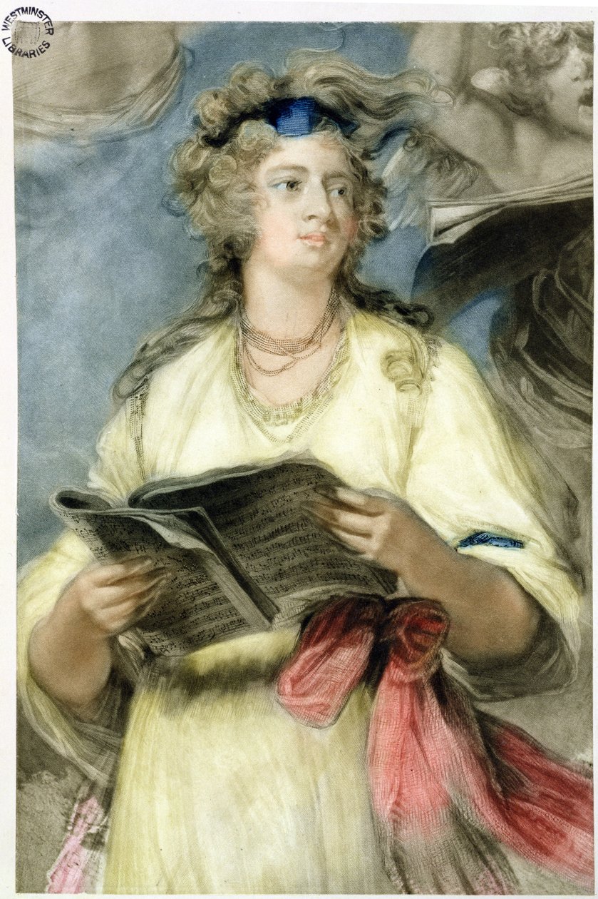 Bayan Billington, Aziz Cecilia olarak (ayrıca bkz. 84565) by Joshua Reynolds