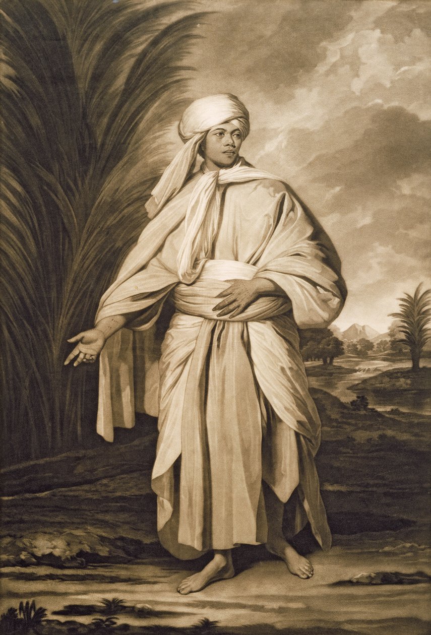 Omai, engraved by John Jacobe, 1777 (mezzotint) by Joshua Reynolds