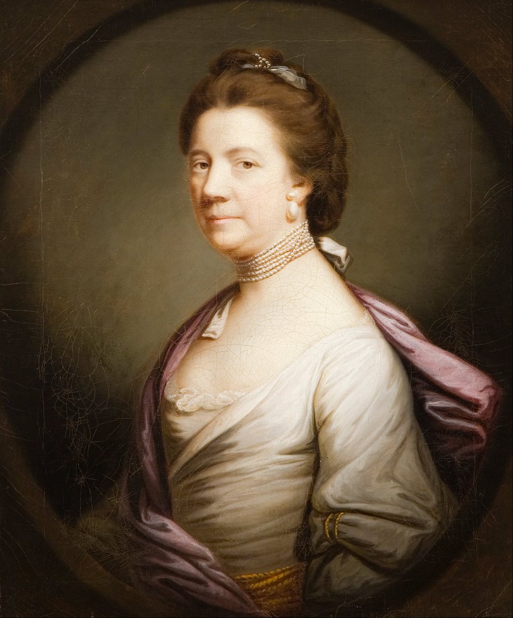 Beyazlı Bir Kadının Portresi by Joshua Reynolds