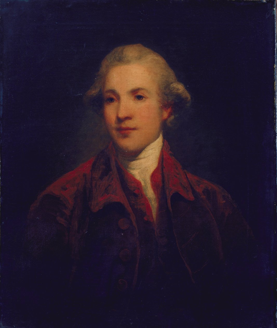 Richard Brinsley Sheridan adında bilinmeyen bir adam by Joshua Reynolds