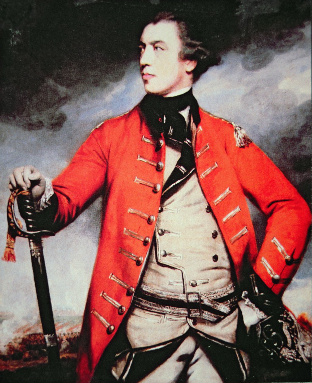 General John Burgoyne (renkli taş) by Joshua (after) Reynolds