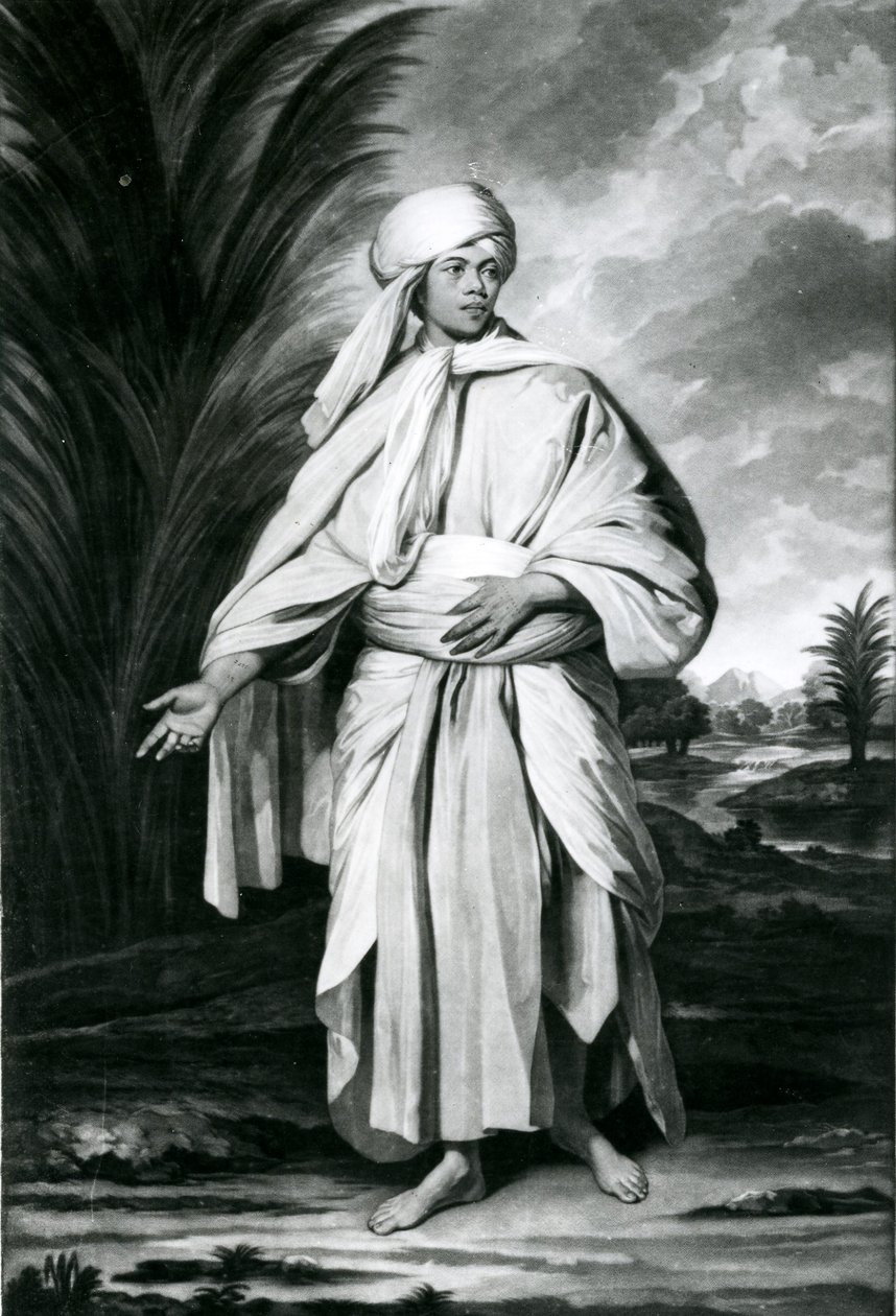 Omai, John Jacobe tarafından kazınmış by Joshua (after) Reynolds