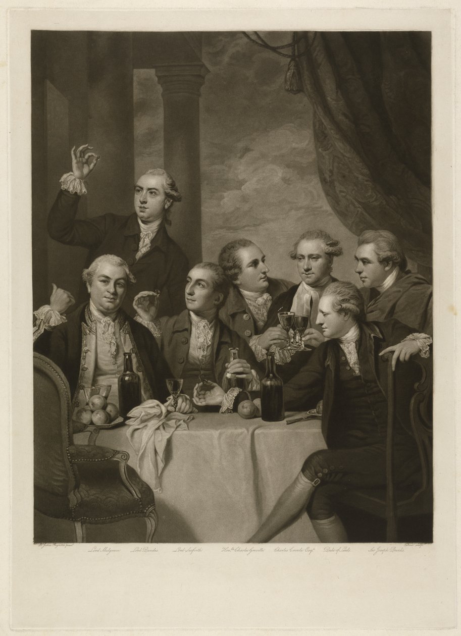 Charles Turner tarafından kazınmış Dilettanti Derneği, by Joshua (after) Reynolds