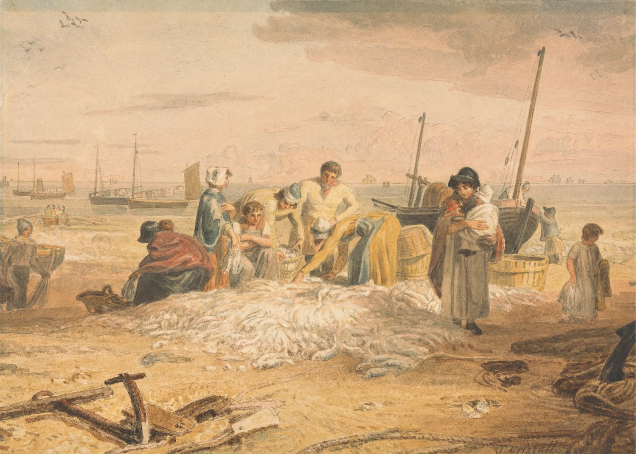 Hastings Uskumru Yakalamak by Joshua Cristall