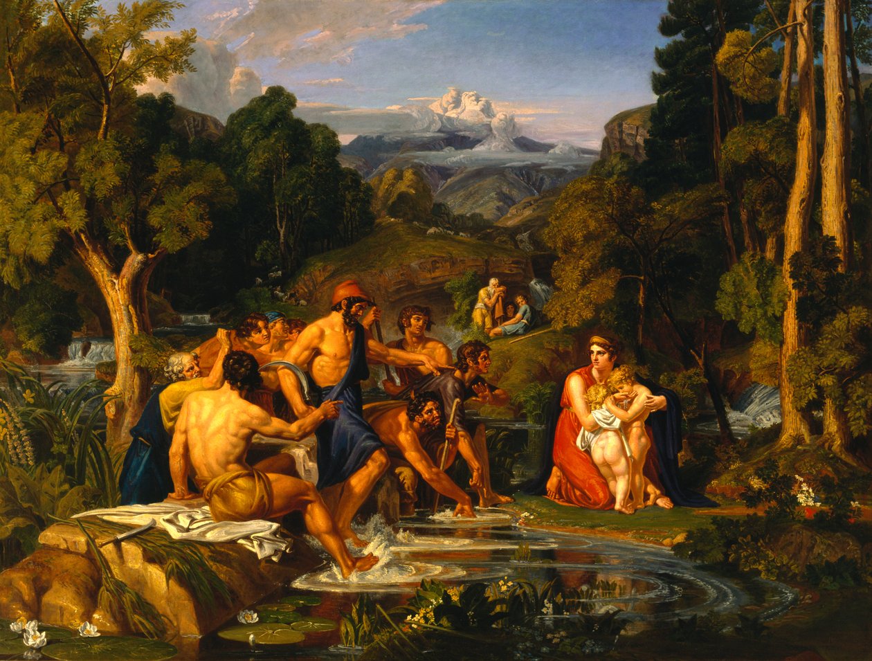 Latona ve Likya Köylüleri by Joshua Cristall