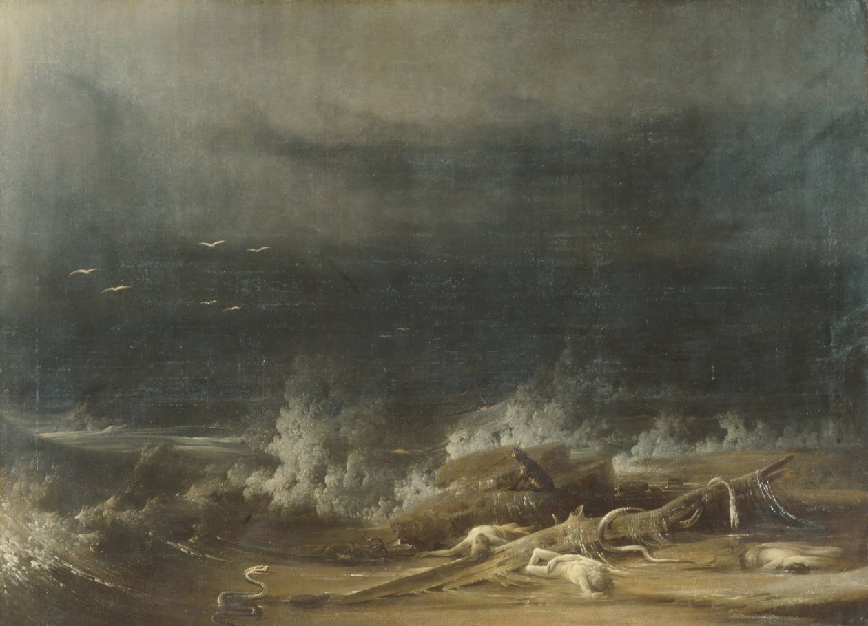 Kapanışına Doğru Tufan, ca. 1813. by Joshua H. Shaw