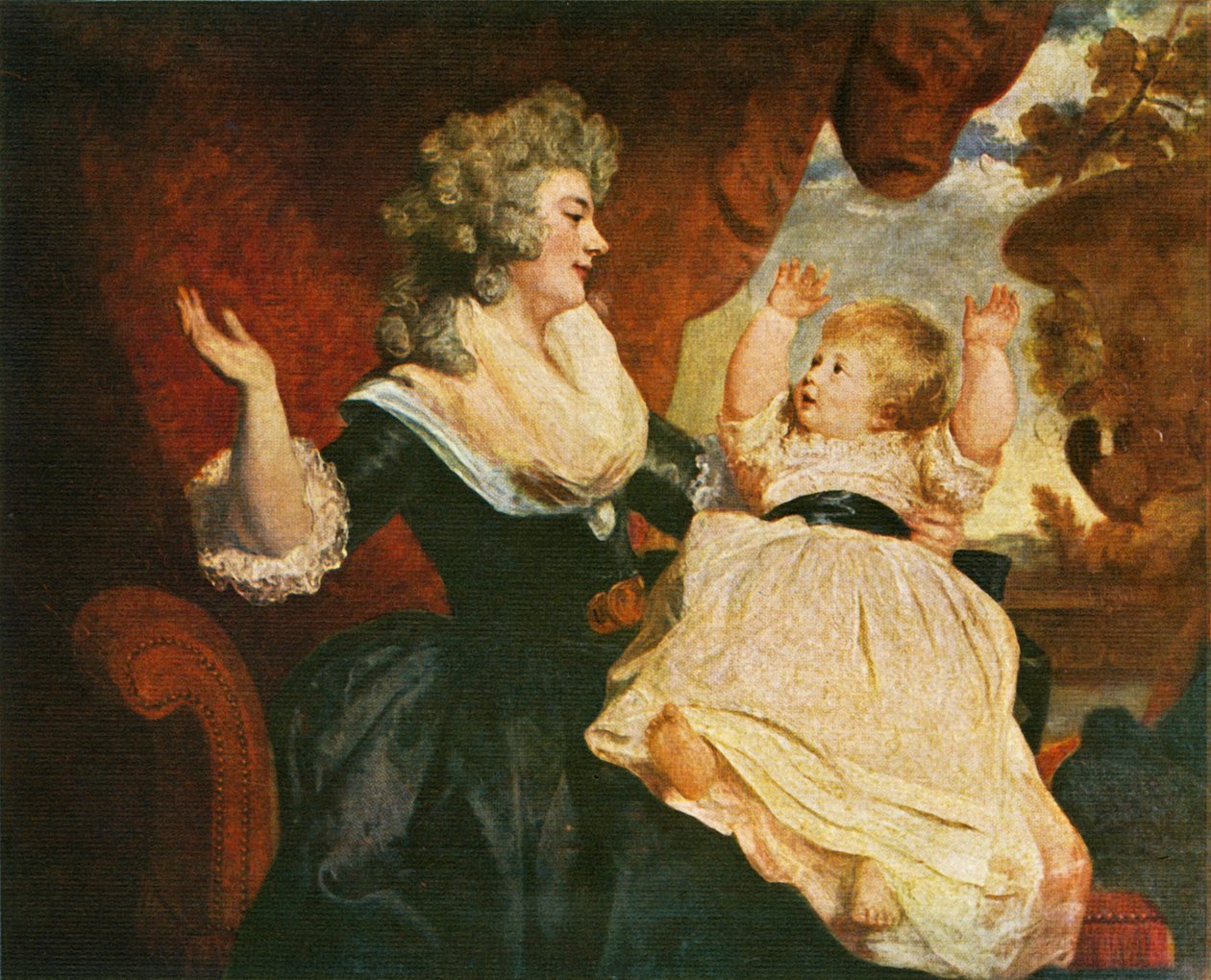 Devonshire Düşesi ve Çocuk, c1786, c1912 by Joshua Reynolds