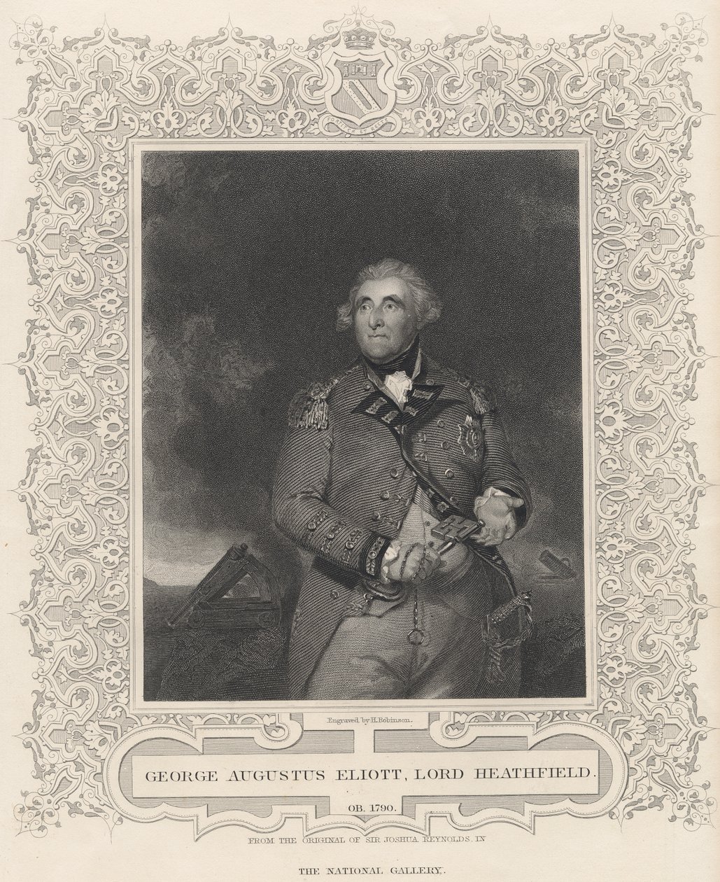 George Augustus Eliott, 1. Baron Heathfield by Joshua Reynolds
