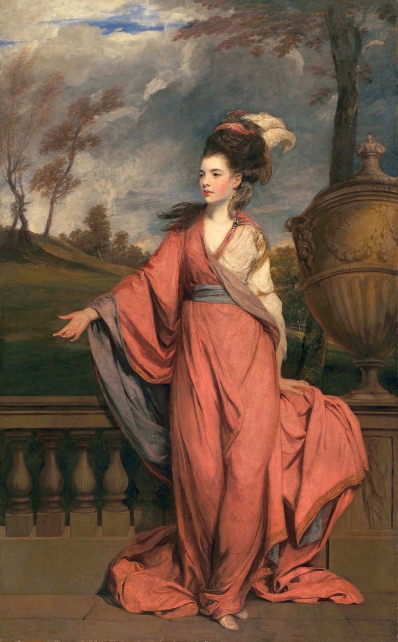Jane Fleming, daha sonra Harrington Kontesi, c.1778-79 by Joshua Reynolds