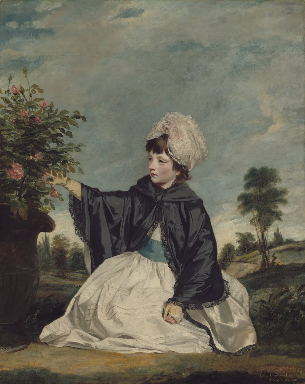 Leydi Caroline Howard, c.1778 (tuval üzerine yağlı boya) by Joshua Reynolds