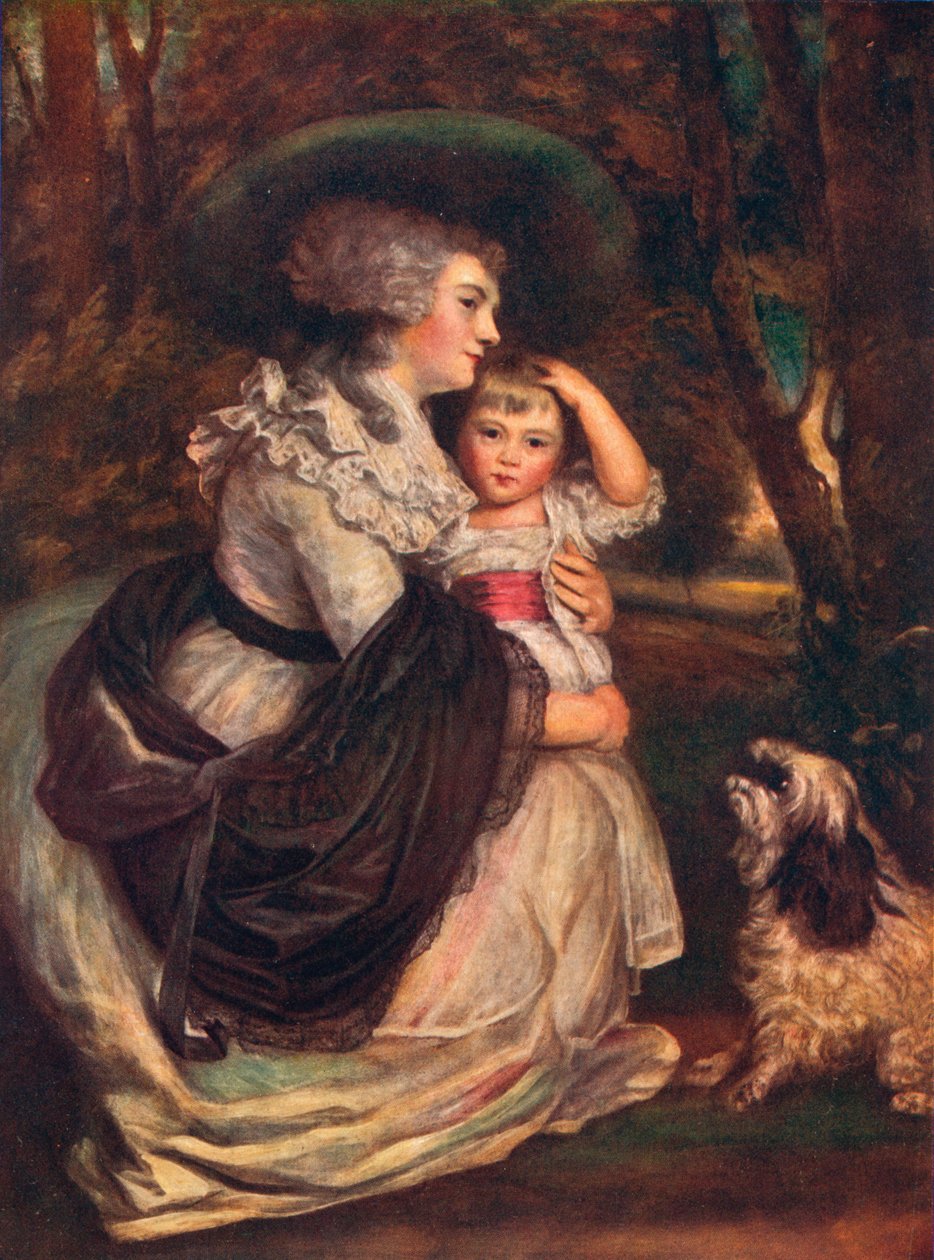 Lavinia, Kontes Spencer 1762-1831 ve John Charles Spencer, Vikont Althorp 17821845, 1906 by Joshua Reynolds
