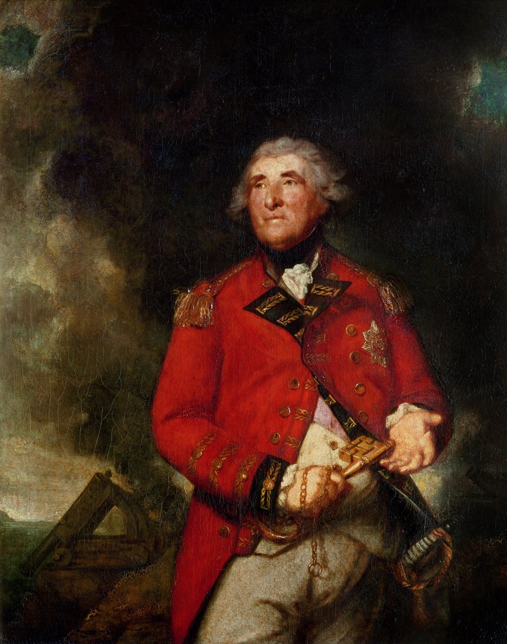 Lord Heathfield (1717-90) 1779-83 kuşatması sırasında Cebelitarık Valisi, 1787 by Joshua Reynolds