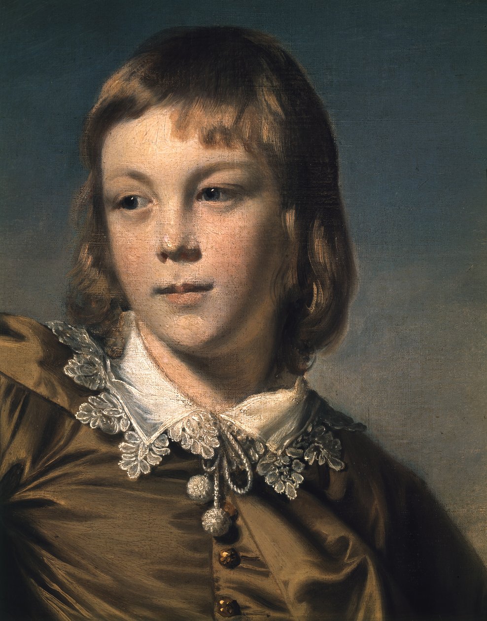 Usta Thomas Lister Kahverengi Çocuk, 1764 4972 detayı by Joshua Reynolds