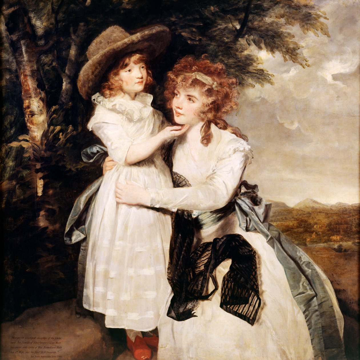Bayan Cocks ve Yeğeni by Joshua Reynolds