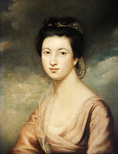 Bayan Jane Davidson (tuval üzerine yağlı boya) by Joshua Reynolds