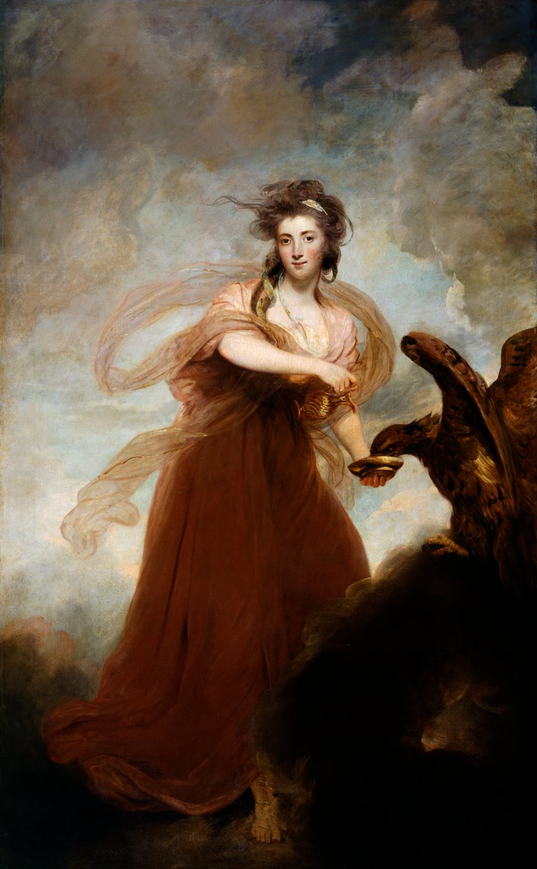 Bayan Musters 'Hebe' olarak by Joshua Reynolds