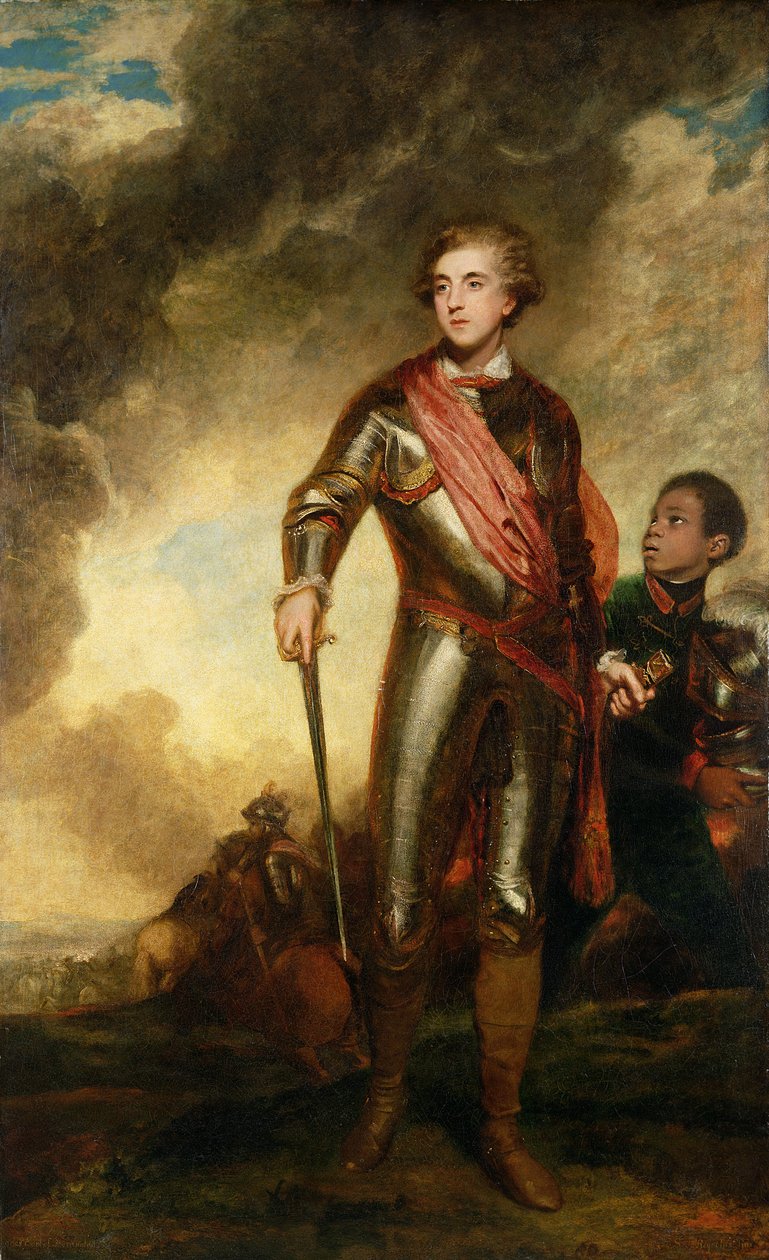 Charles Stanhope'un Portresi, 3. Harrington Kontu (1753-1816) 1782 (tuval üzerine yağlı boya) by Joshua Reynolds