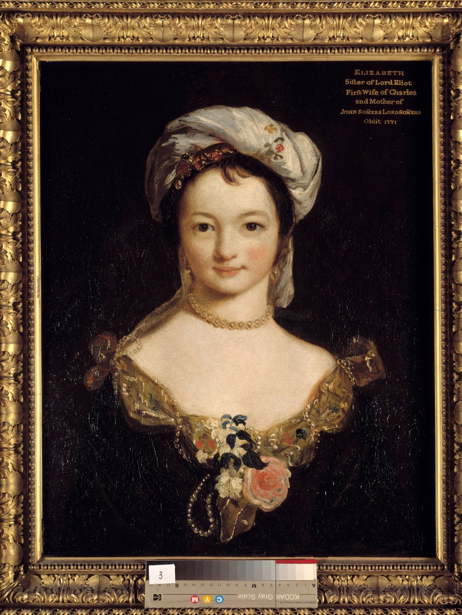 Joshua Reynolds (1723-1792) tarafından yapılan Bayan Elisabeth Eliot