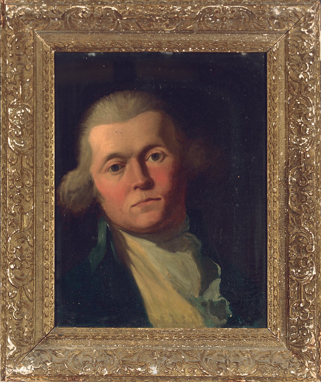 Mavi paltolu ve sarı yelekli, göğüs boyunda bir beyefendinin portresi by Joshua Reynolds