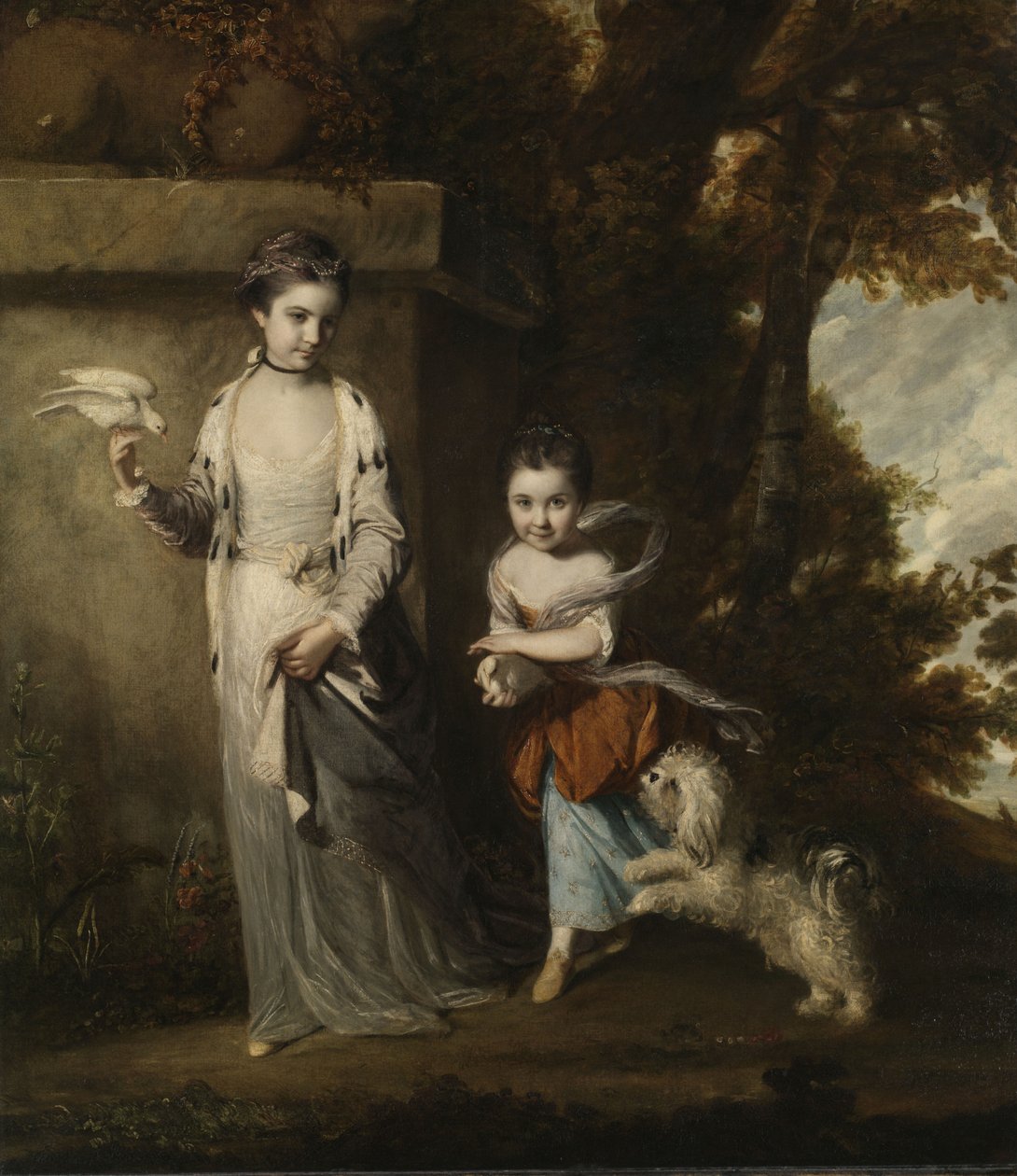 Amabel ve Mary Jemima Yorke Hanımlarının Portresi, c.1761 by Joshua Reynolds