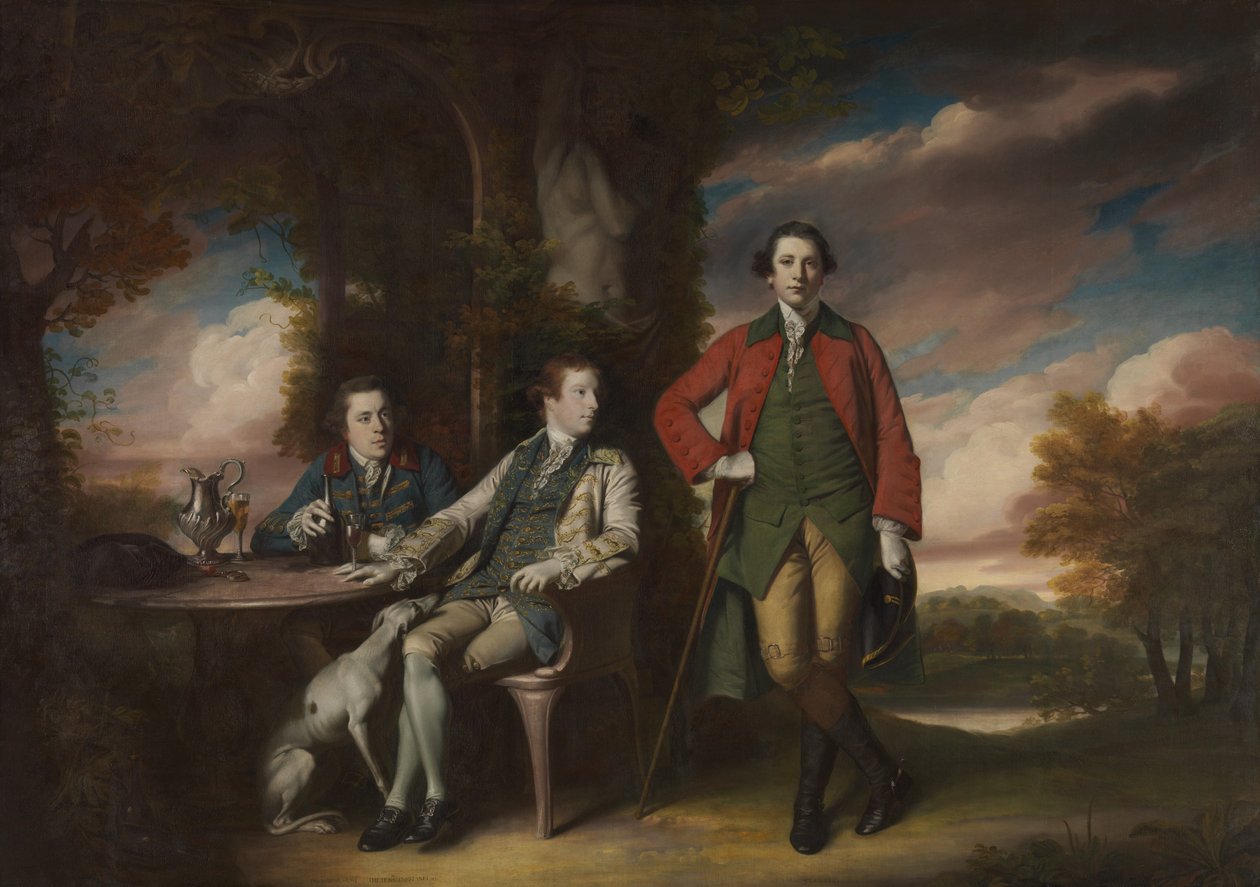 Inigo Jones ve Charles Blair, 1761-66 ile Saygıdeğer Henry Fane 1739-1802. by Joshua Reynolds