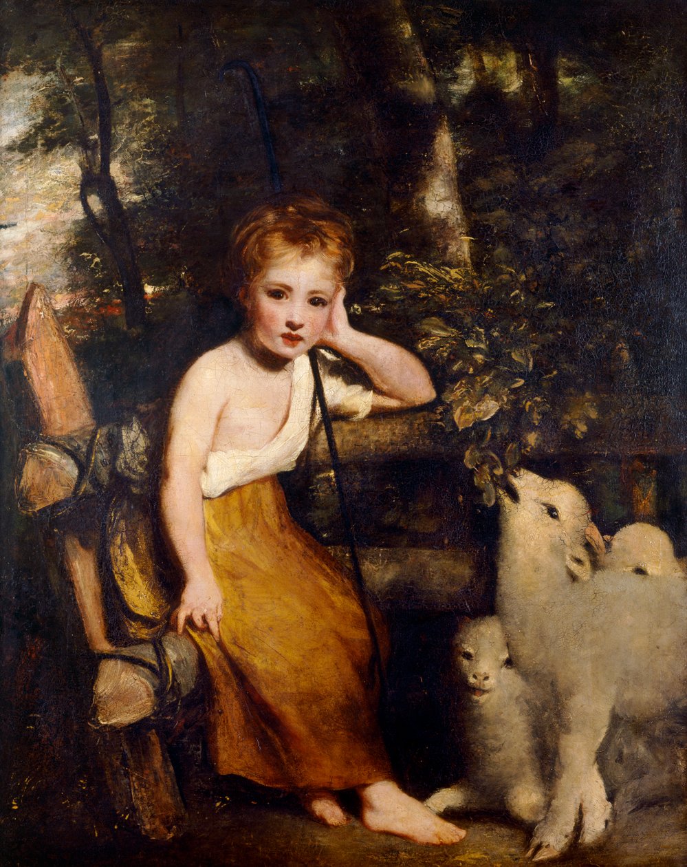 Genç Çoban (tuval üzerine yağlıboya) by Joshua Reynolds