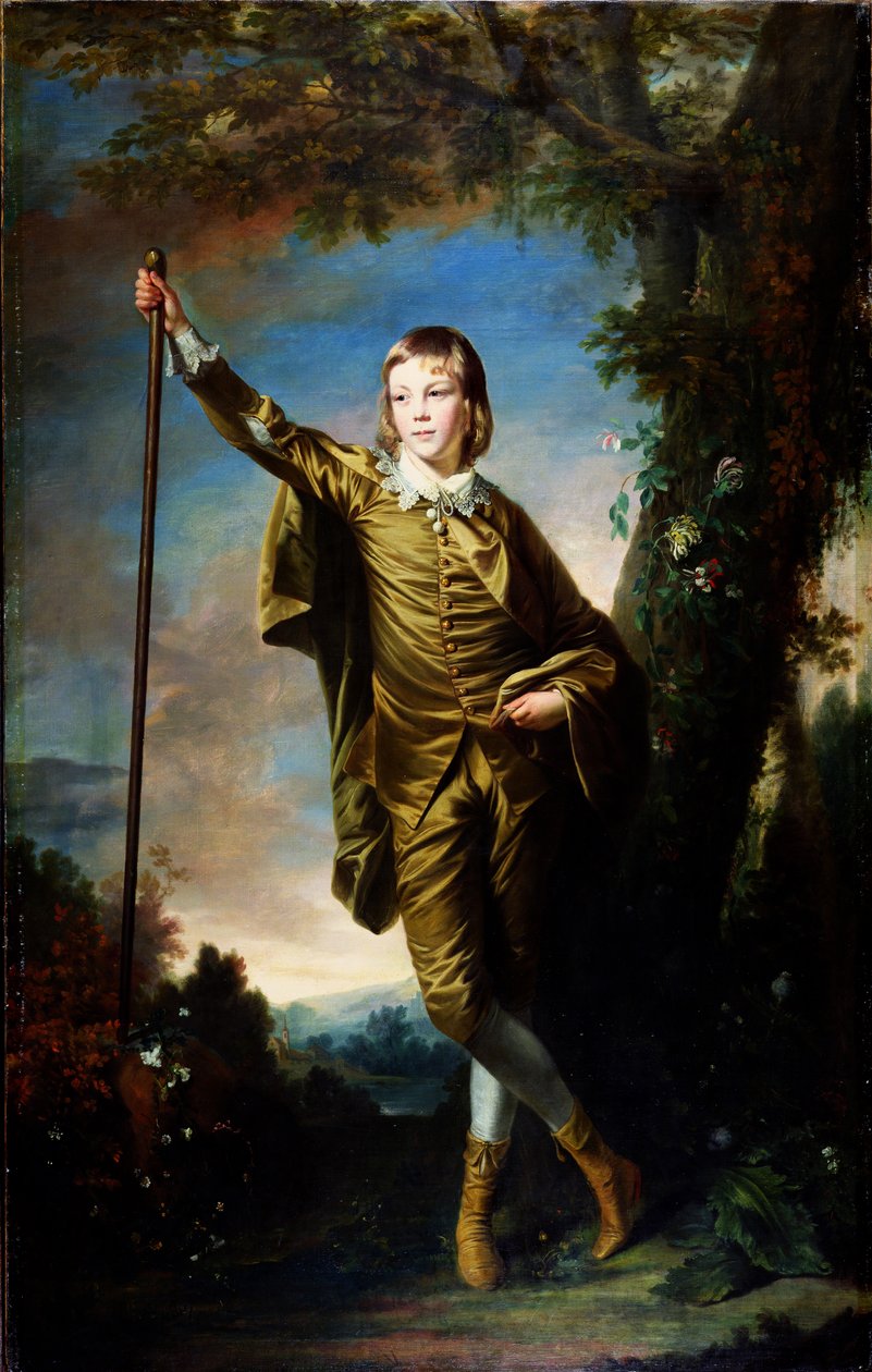 Thomas Lister (Kahverengi çocuk) by Joshua Reynolds