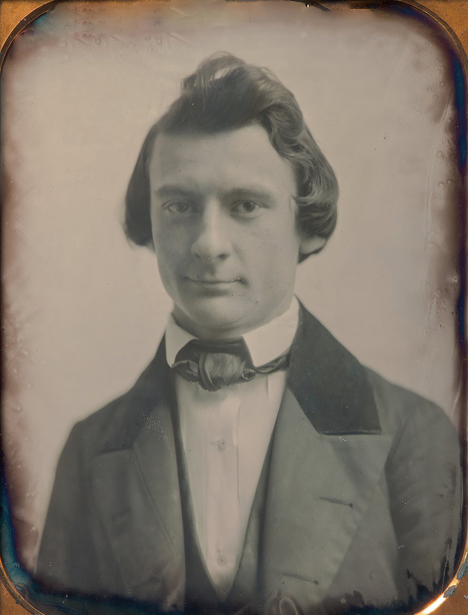 Üç Parçalı Takım Elbiseli ve Papyonlu Genç Adam, 1850