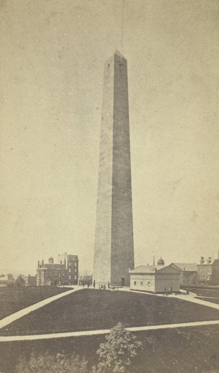 Bunker Tepesi Anıtı, 18451900. by Josiah Johnson Hawes