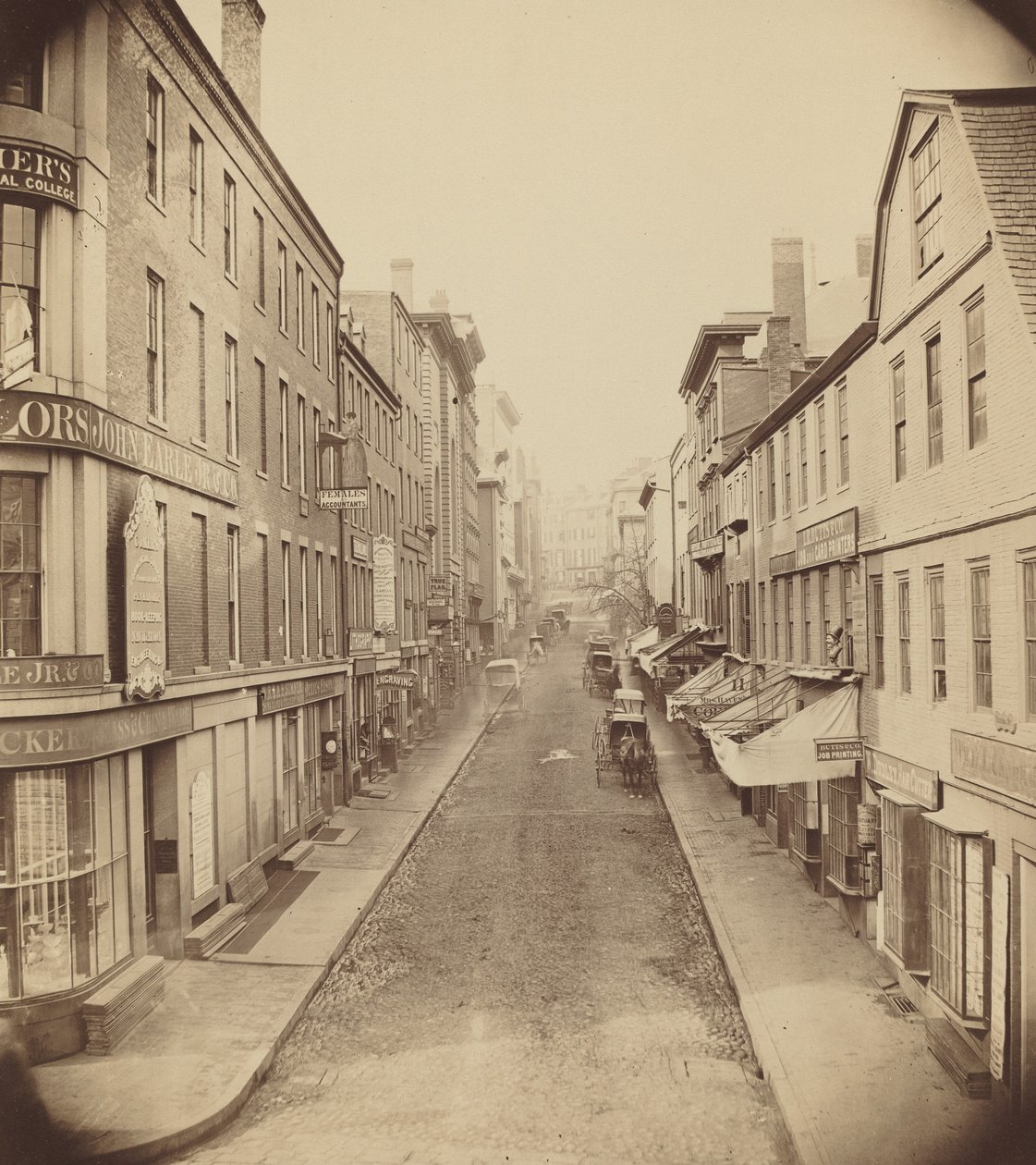 Okul Caddesi, Boston, 1850