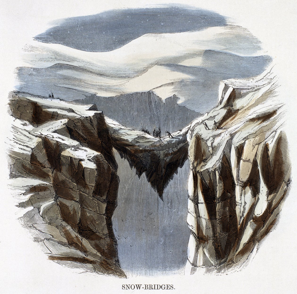 Kar Köprüleri, Doğa Olaylarından, 1849 by Josiah Wood Whymper