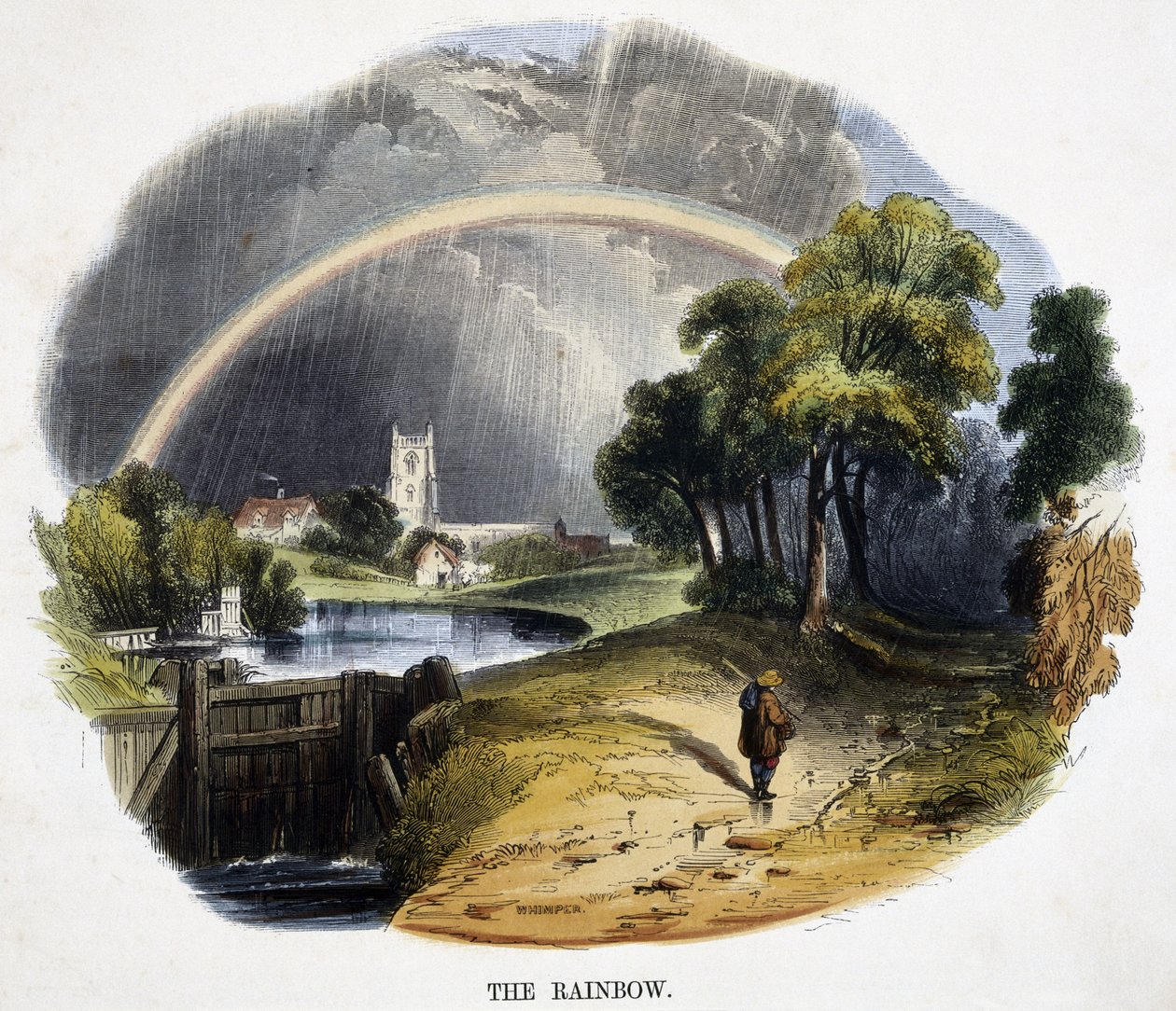 Doğa Olaylarından Gökkuşağı, 1849 by Josiah Wood Whymper