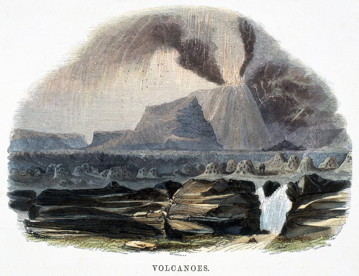 Volkanlar, Doğa Olaylarından 1849 by Josiah Wood Whymper