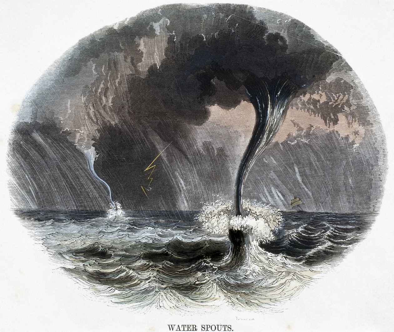 Doğa Olaylarından Su Musluğu, 1849 by Josiah Wood Whymper