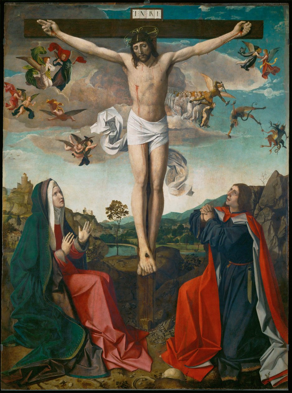 Calvary, detay by Josse (fl.1493-1508) Lieferinxe