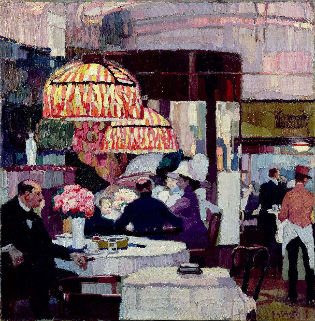 kafe sahnesi by Josse Goossens