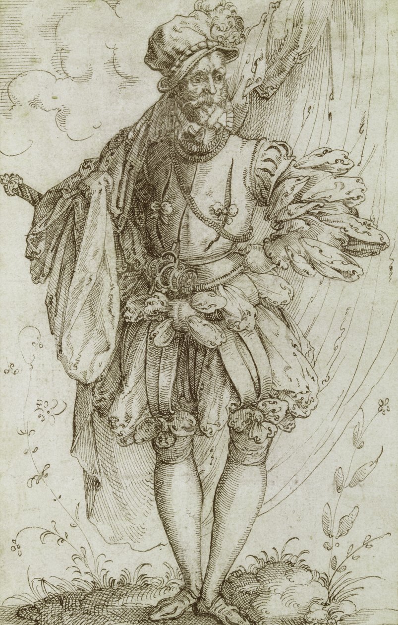 Bir Bayrak Taşıyan Teğmen, 1560