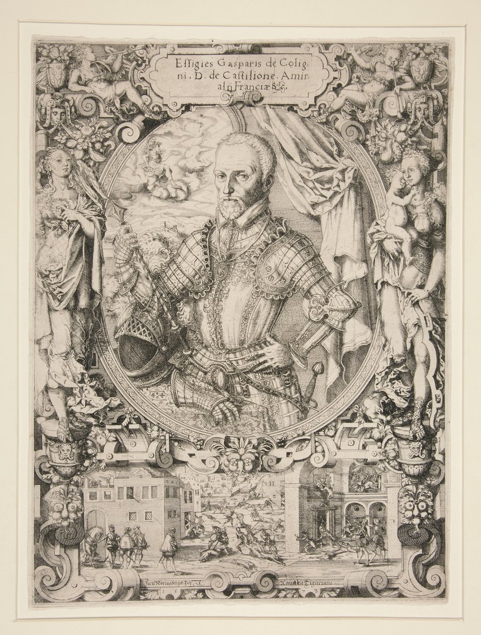 Gaspard de Coligny, Fransa Amirali by Jost Amman