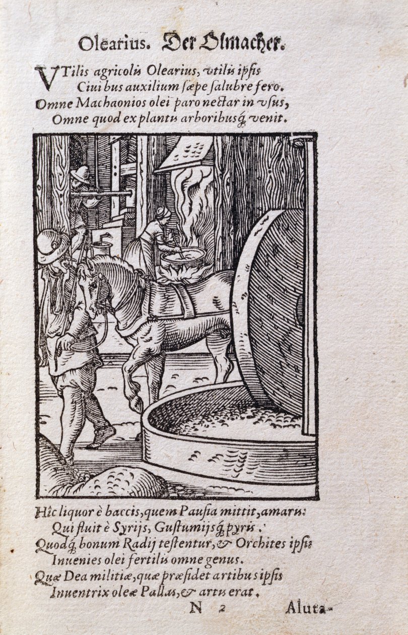 Oil Maker, Hans Sachs (1494-1576) pub